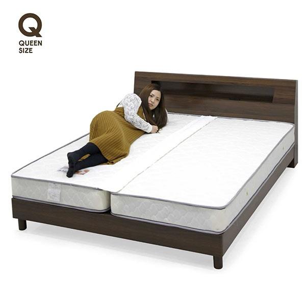 R423 日本製 Granz クイーンベッド、二枚マットレスタイプ、幅160cm その他 