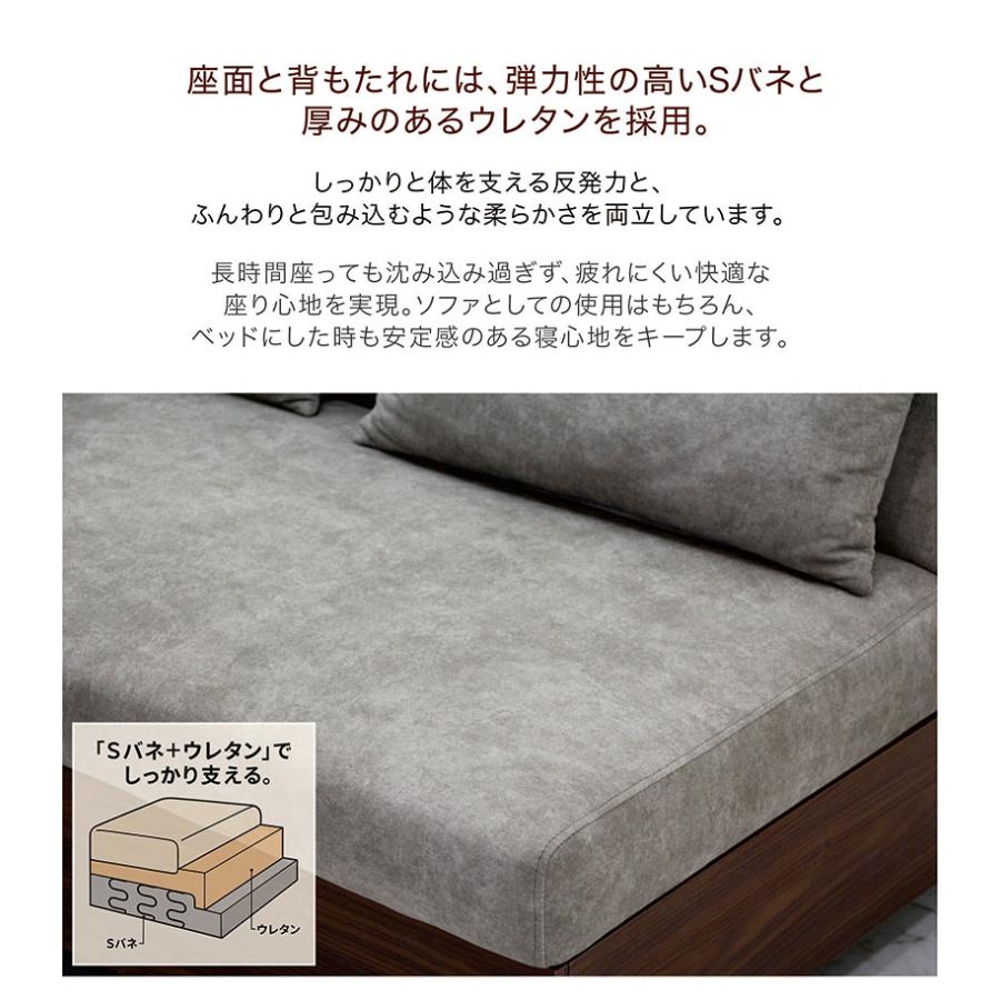 日曜日限定 P15%〜 収納付きソファーベッド 一人用 3人掛け ソファ 幅