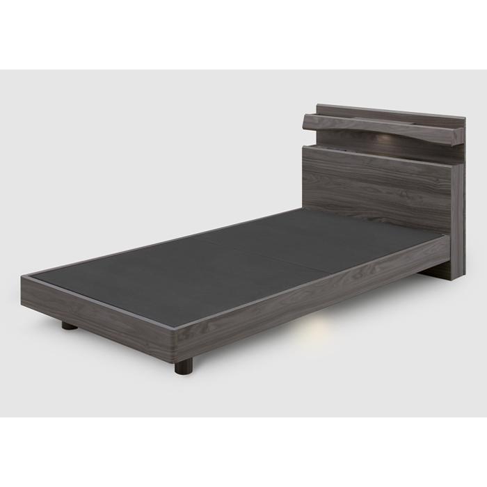 22日限定 P5倍 宮付きベッド ダブル 木製 収納 北欧風 おしゃれ 木目調