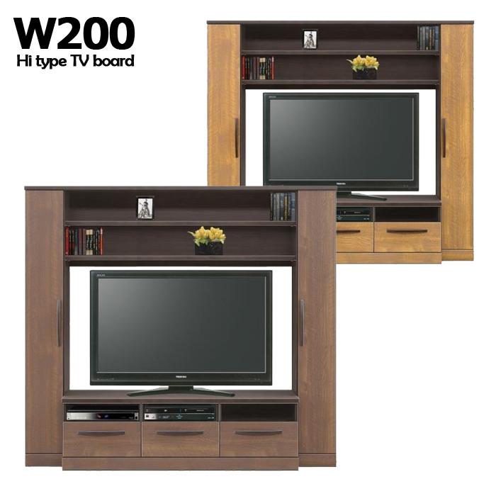 テレビ台 テレビボード 幅190cm 高さ180cm ハイタイプ 北欧 ポイント10倍 〜 テレビ台 ハイタイプ 幅190 高さ180 白