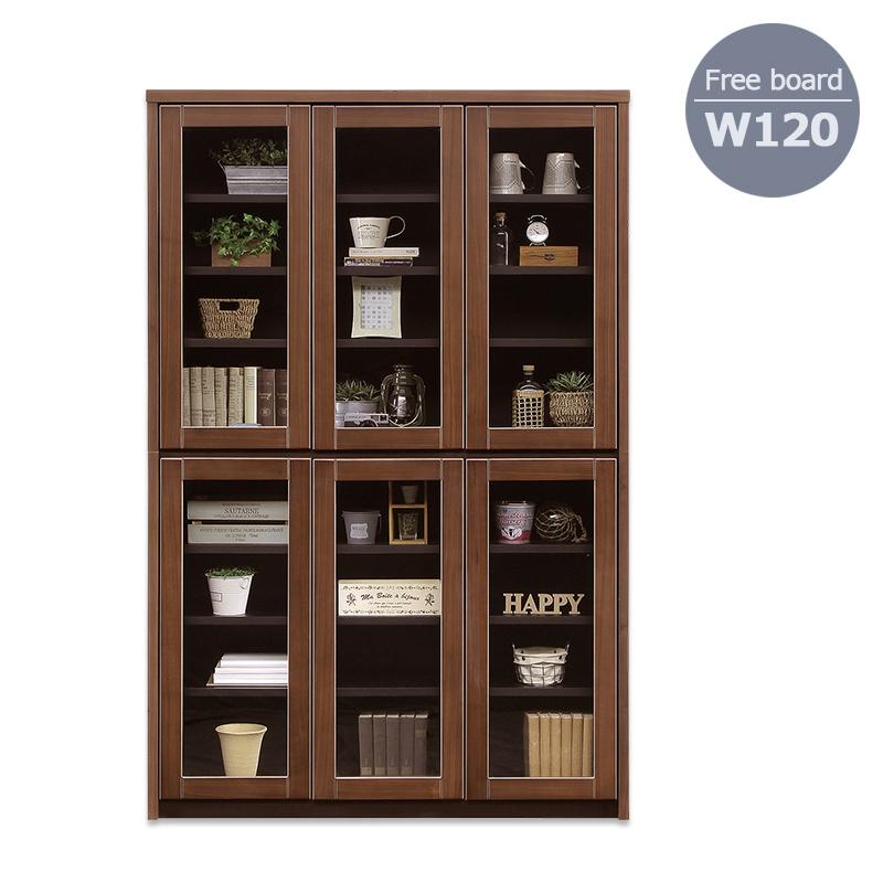 本棚 書棚 幅1 木製 収納 北欧 おしゃれ 扉付き 完成品 直送商品 大容量