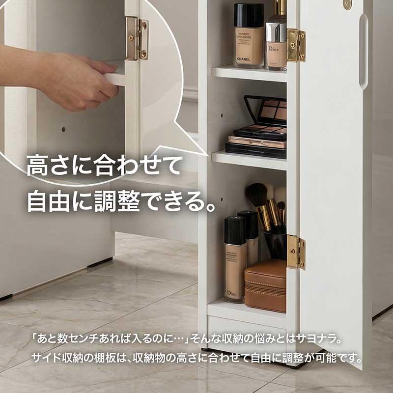 爆買 最大P21％ ドレッサー LED 女優ミラー 幅60cm コンパクト 3段階調