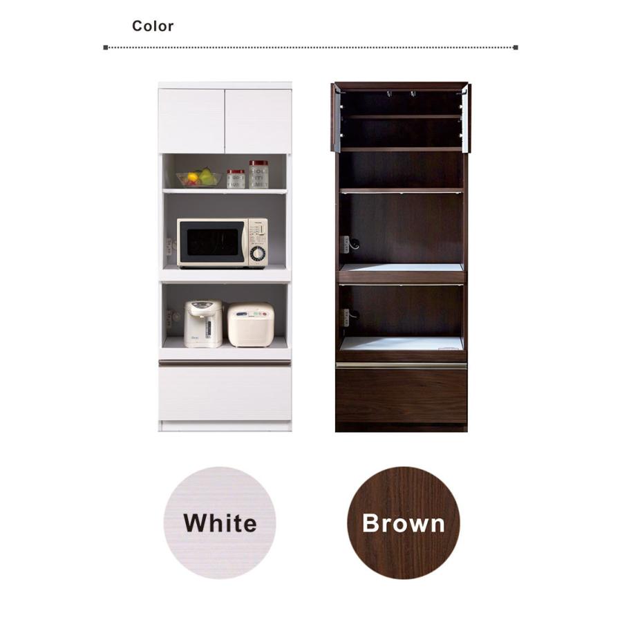 見事な モダンインテリア リックレンジ台 レンジボード 幅70 北欧 木製