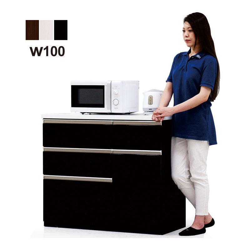 海外輸入 キッチンカウンター 100 キッチン 収納 北欧 おしゃれ 白 完成品 オープニング大放出セール Www Schoolmela Org