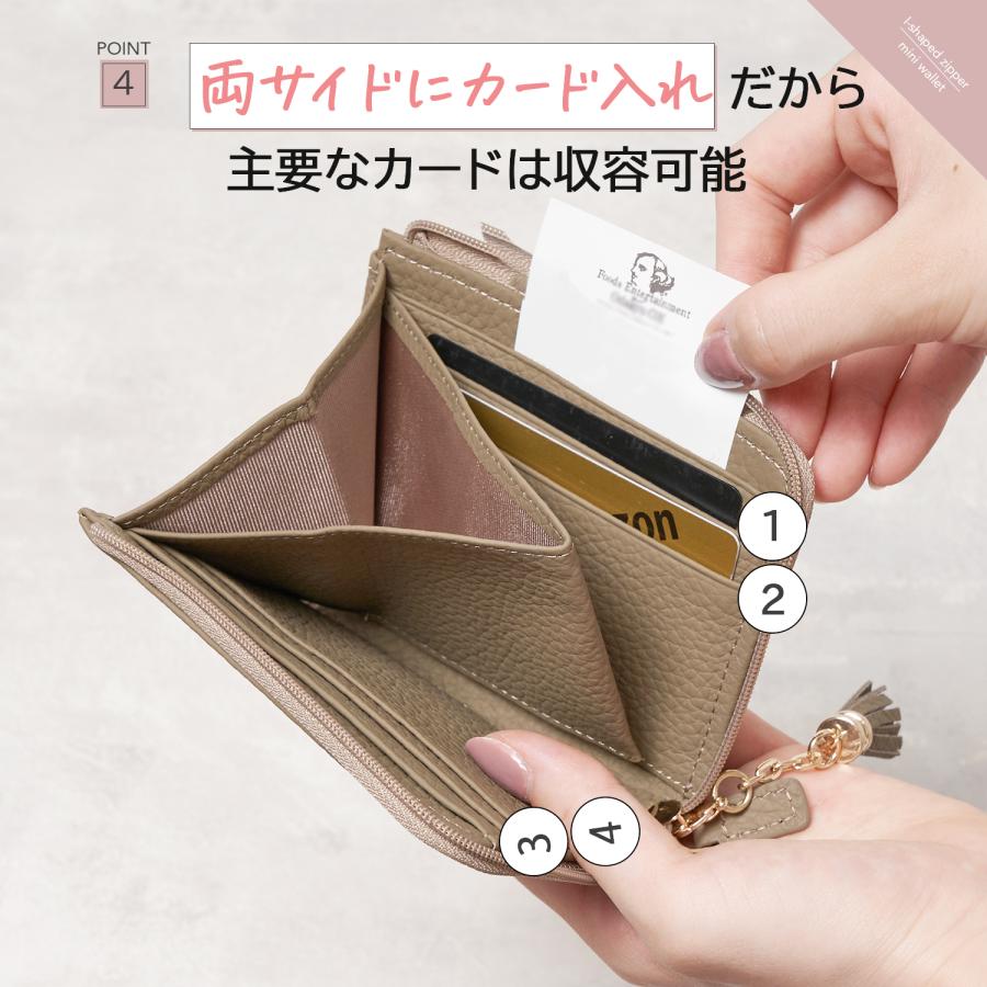 財布 レディース ミニ財布 L字ファスナー コンパクト 本革 財布 レディース ミニ財布 L字ファスナー コンパクト 本革