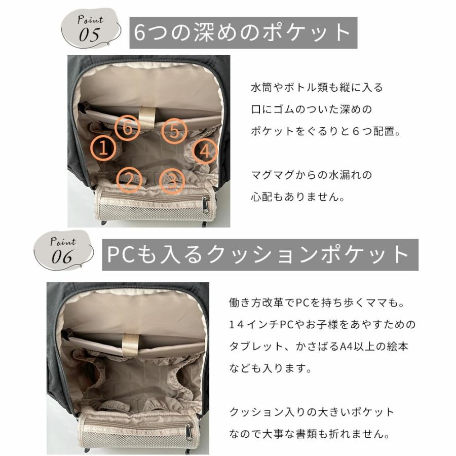 マザーズリュック マザーズバッグ リュック 大容量 超軽量 ママ バッグ