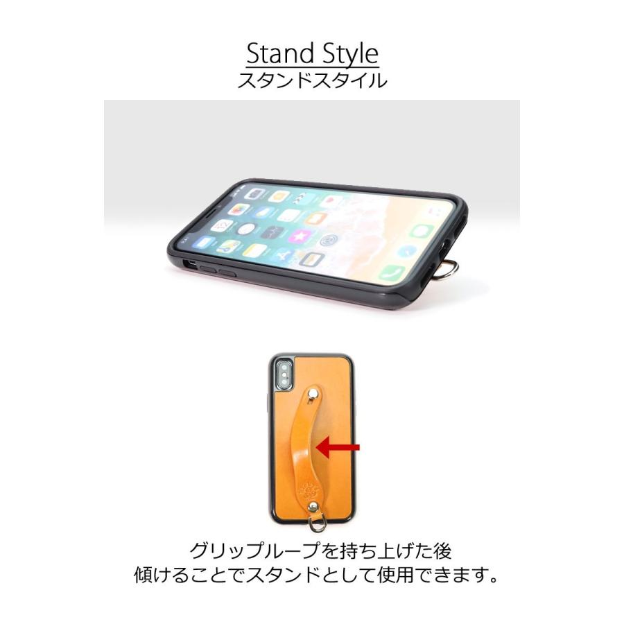 2in1 シンプルグリップケース　14色 iPhone 11Pro 11ProMAX iPhoneXS XSMAX XR 8plus 7plus 栃木レザー 本革 革 Rickys r180 | iPhone | 04