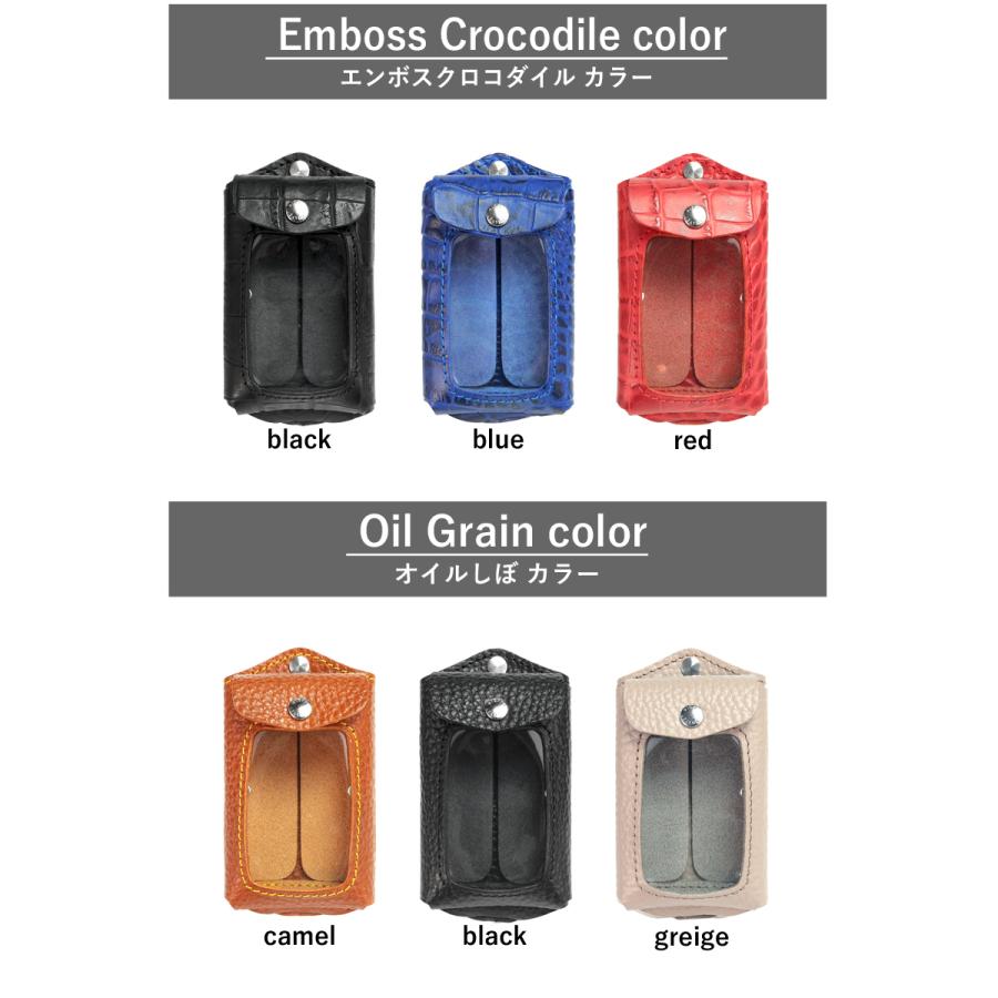 マルチキーケースMAX　14色 スマートキーケース 2個収納 3個収納 トヨタ ホンダ マツダ スズキ ダイハツ YKKAP LIXIL 本革 栃木レザー 名入れ リッキーズ r327 |  | 12