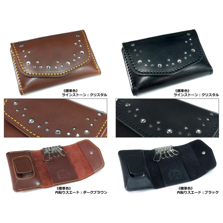 トライアングルインレイ マルチキーケース タイプ2　14色 スマートキー トヨタ ホンダ マツダ スズキ ダイハツ YKKAP LIXIL 本革 レザー 栃木レザー 名入れ r268 |  | 04