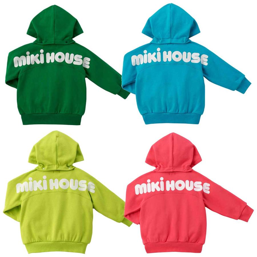 WEB限定】ミキハウス ミキロゴ パーカー WebLimited（80-150cm 