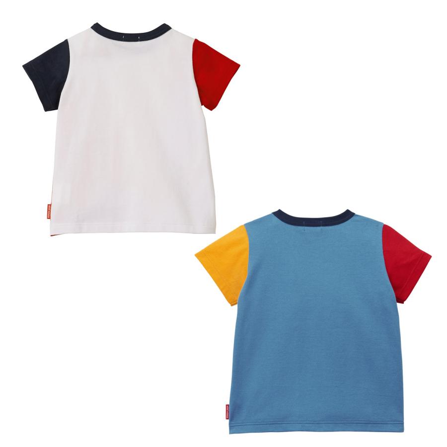 セール30%OFF！ミキハウス 縦ロゴ半袖Tシャツ(80cm-150cm)ミキロゴ