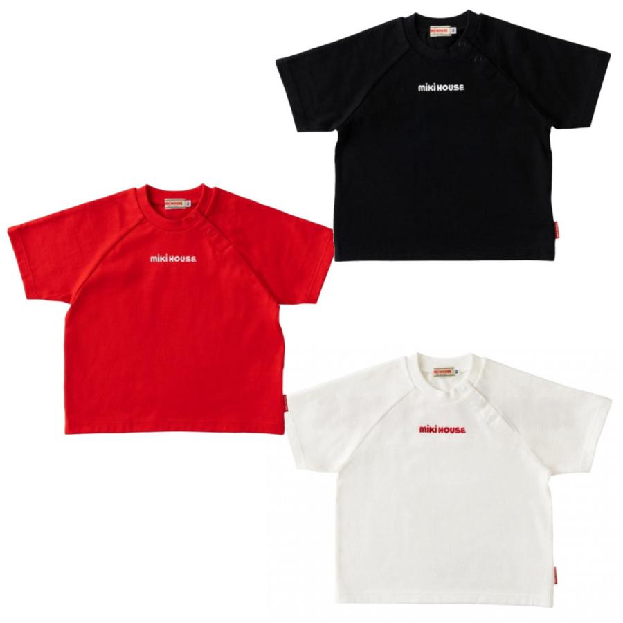 セール20%OFF！ミキハウス バックロゴ 半袖Tシャツ ミキロゴ(80-150cm