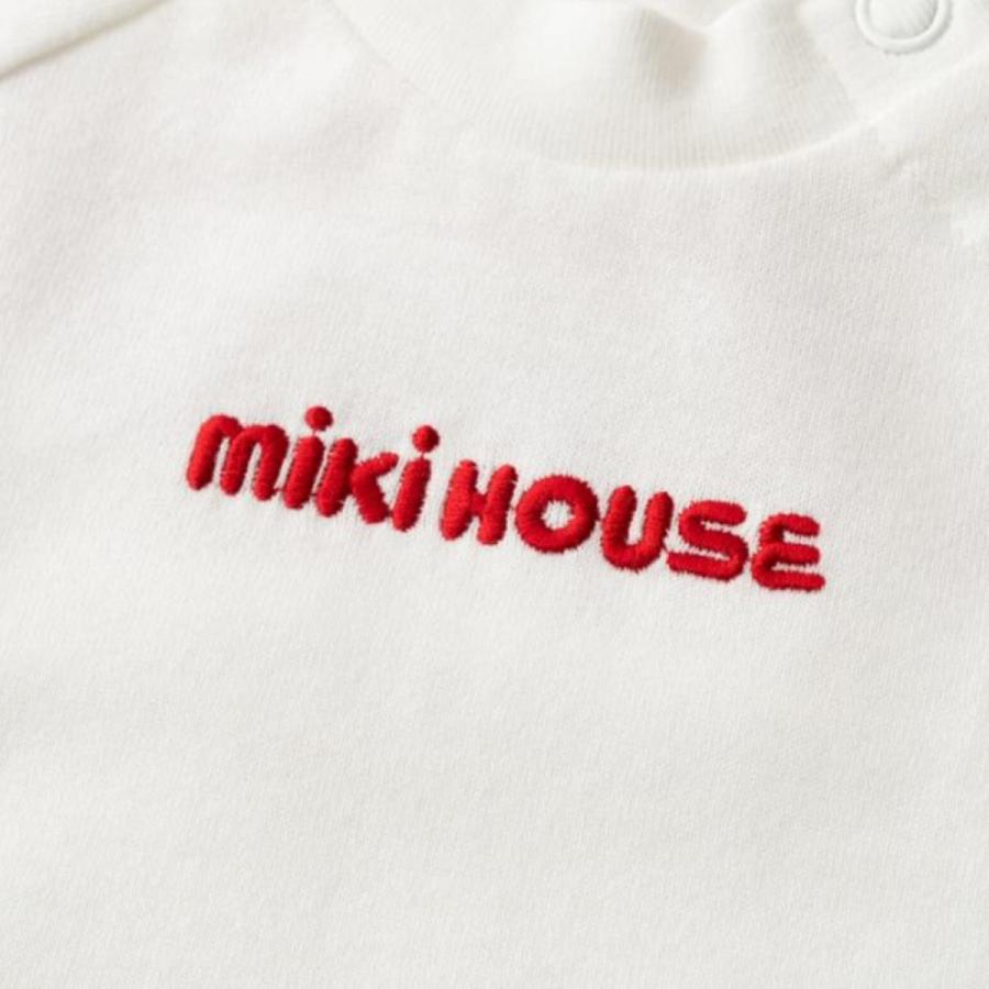 セール20%OFF！ミキハウス バックロゴ 半袖Tシャツ ミキロゴ(80-150cm