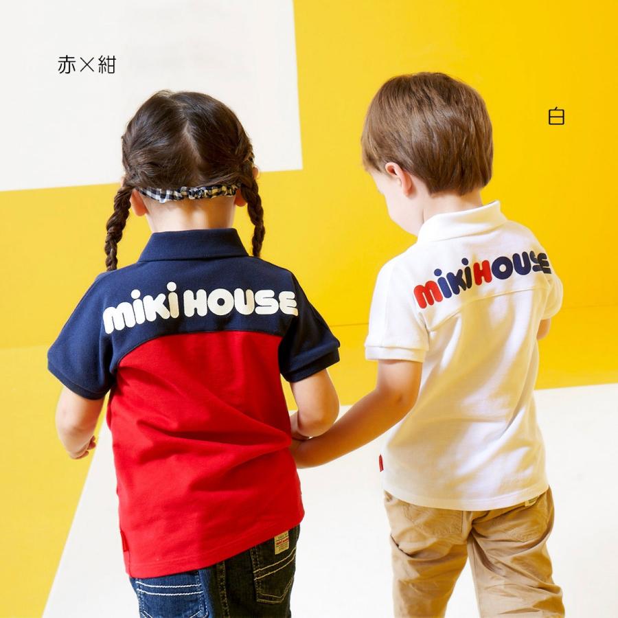 セール30%OFF！ミキハウス バックロゴプリント ミキロゴ 半袖