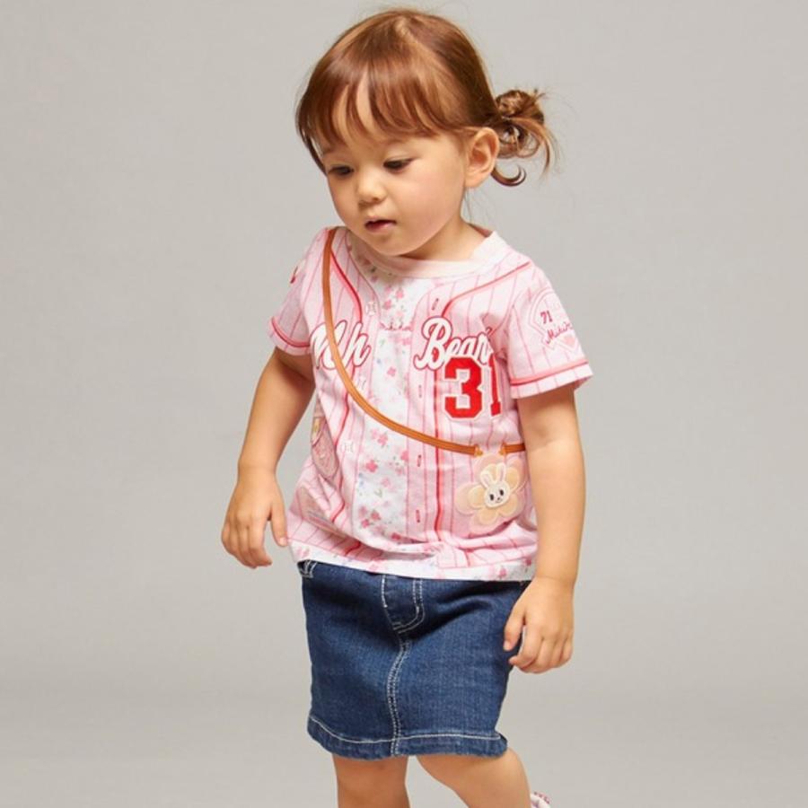 セール30%OFF！ミキハウス ベースボール 半袖Tシャツ(80cm・90cm