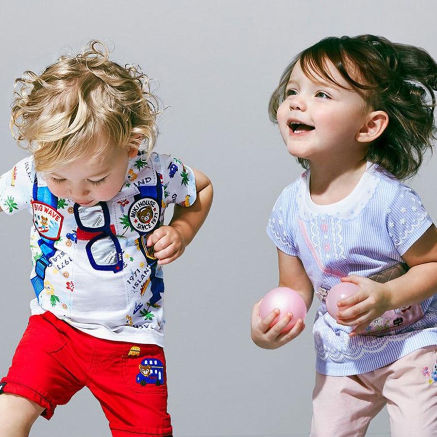 セール30%OFF！ミキハウス プッチー＆うさこ フェイクモチーフ 半袖T