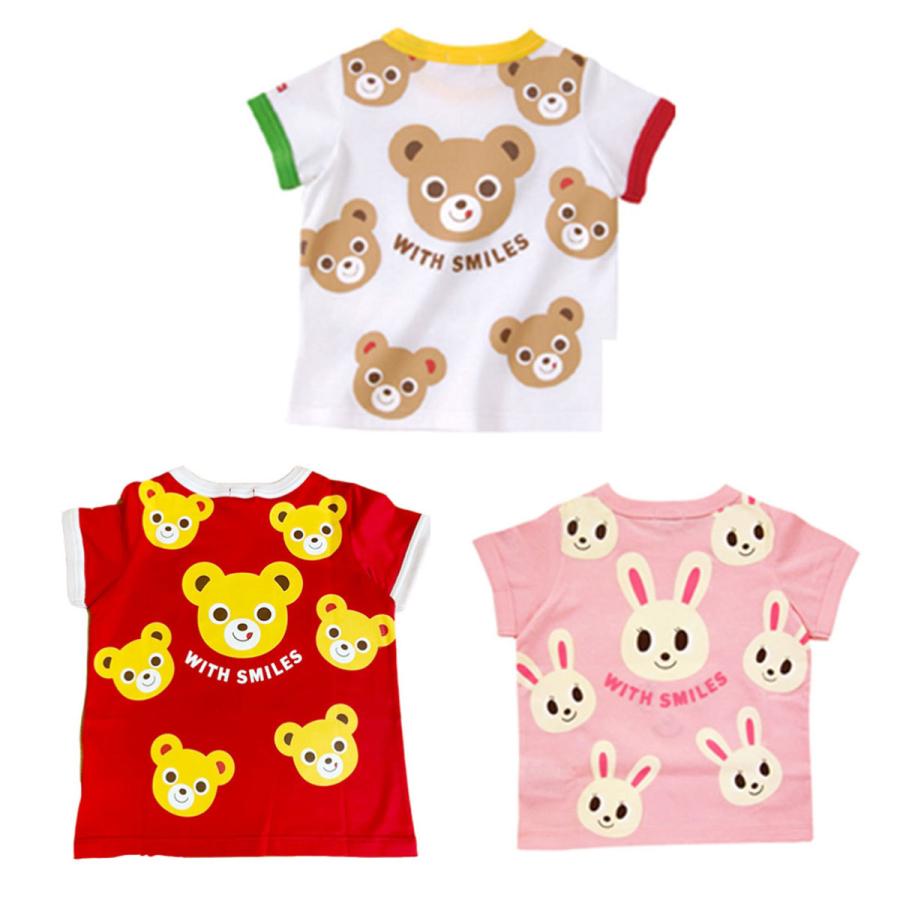 セール30%OFF！ミキハウス プッチー＆うさこ 半袖Ｔシャツ(80cm・90cm・100cm)ミキハウス正規販売店●メール便OK｜rickytown2｜02