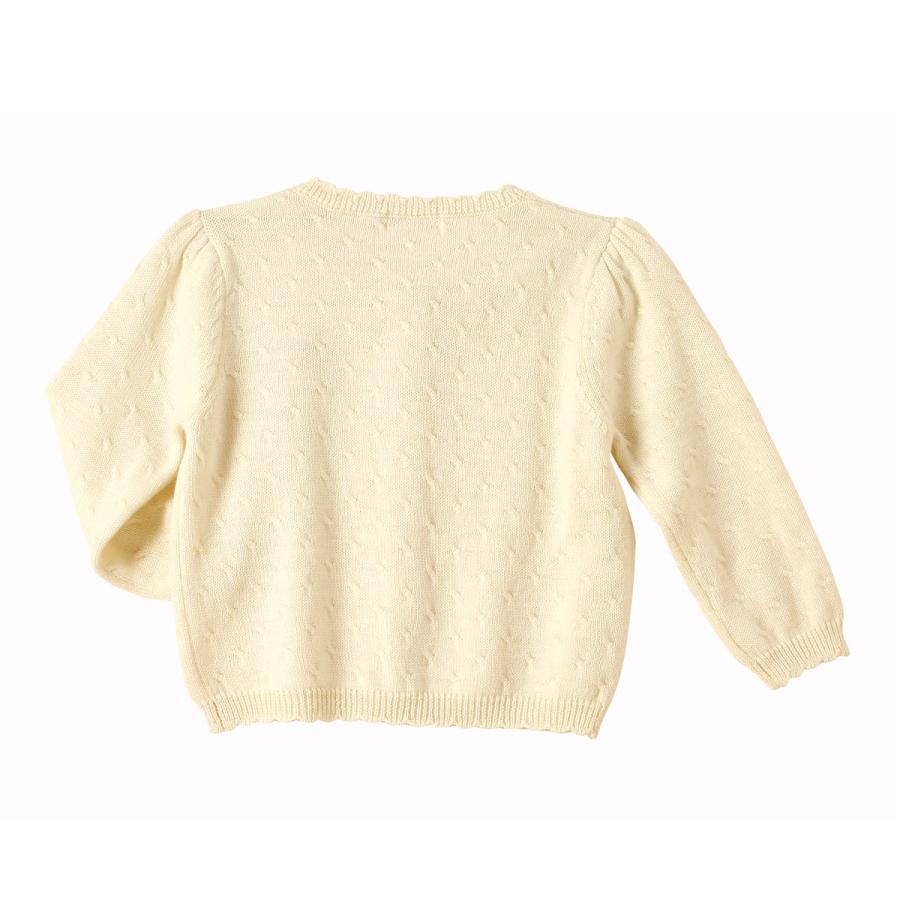 セール30%OFF！ミキハウス ミニリボン付き ニットカーディガン(80cm 