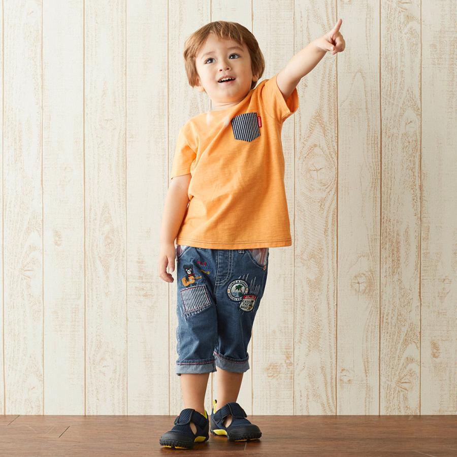 セール30%OFF！ダブルビー 胸ポケット 半袖Tシャツ(80cm-150cm