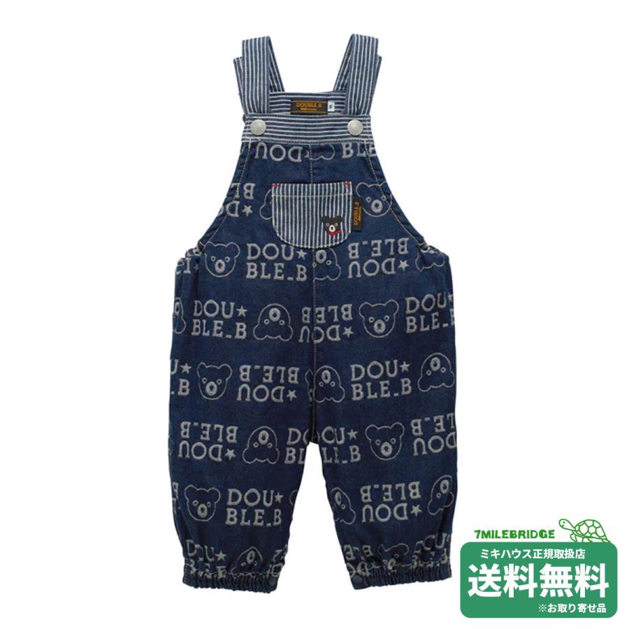 ダブルビー オリジナルジャカードDenimシリーズ オーバーオール(70 
