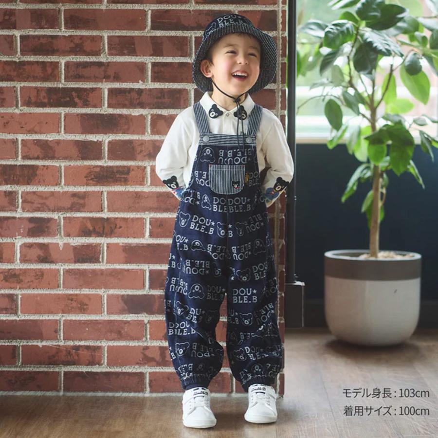 ダブルビー オリジナルジャカードDenimシリーズ オーバーオール(70 