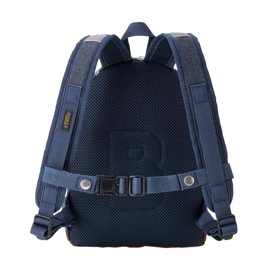 セール30%OFF！ダブルビー 抜染デニム 総柄 リュック(容量6L