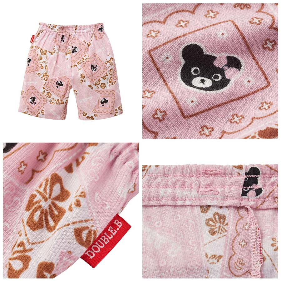 セール30%OFF！ダブルビー ペイズリー柄キッズ ステテコ〈SS-L(70cm