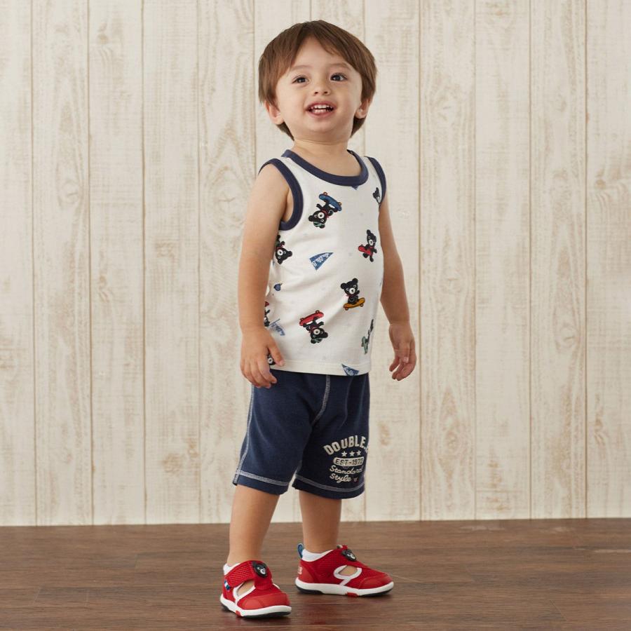 セール30%OFF！ダブルビー パイル素材 6分丈 ハーフパンツ(110cm-140cm