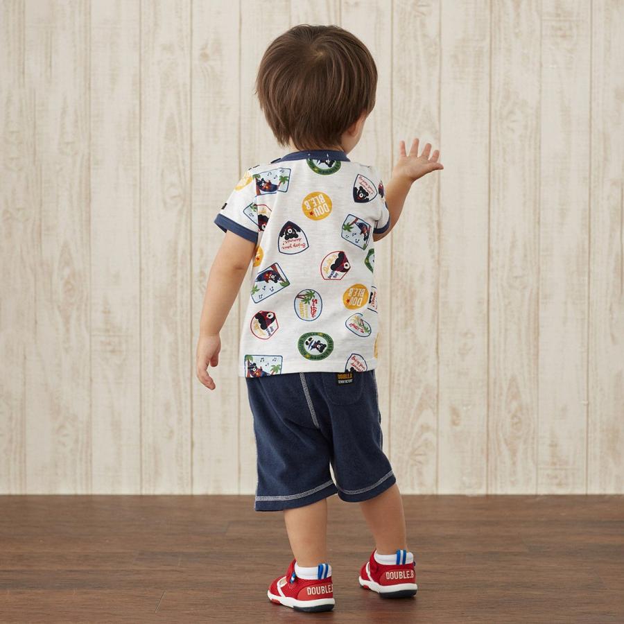 セール30%OFF！ダブルビー パイル素材 6分丈 ハーフパンツ(110cm-140cm