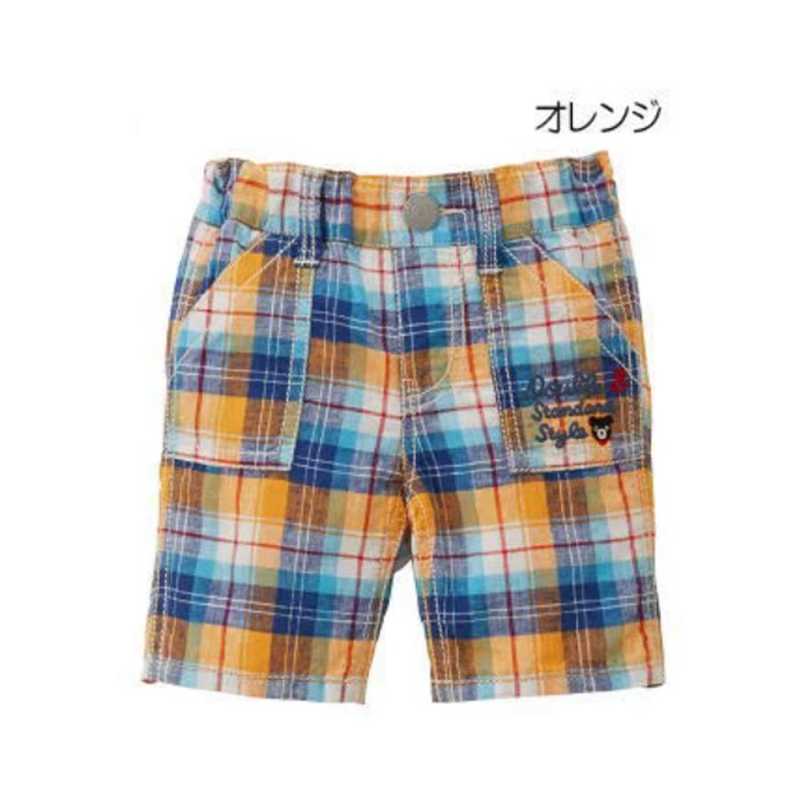 セール30%OFF！ダブルビー コットンリネン 6分丈 ハーフパンツ(120cm