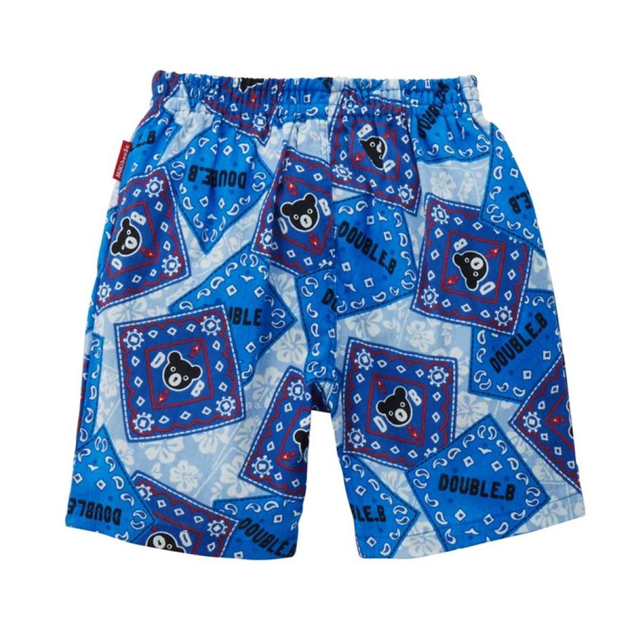 セール30%OFF！ダブルビー ブラックベア バンダナ 総柄 リラックス 