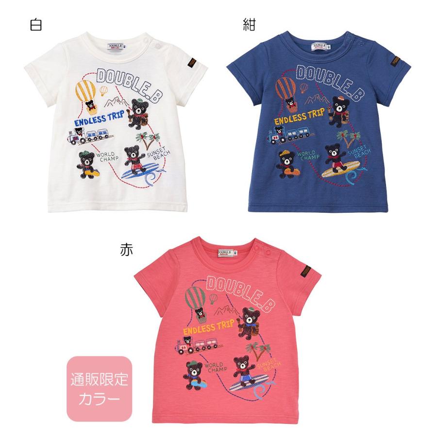 セール30%OFF！ダブルビー 半袖Tシャツ(110-140cm)ミキハウス正規販売