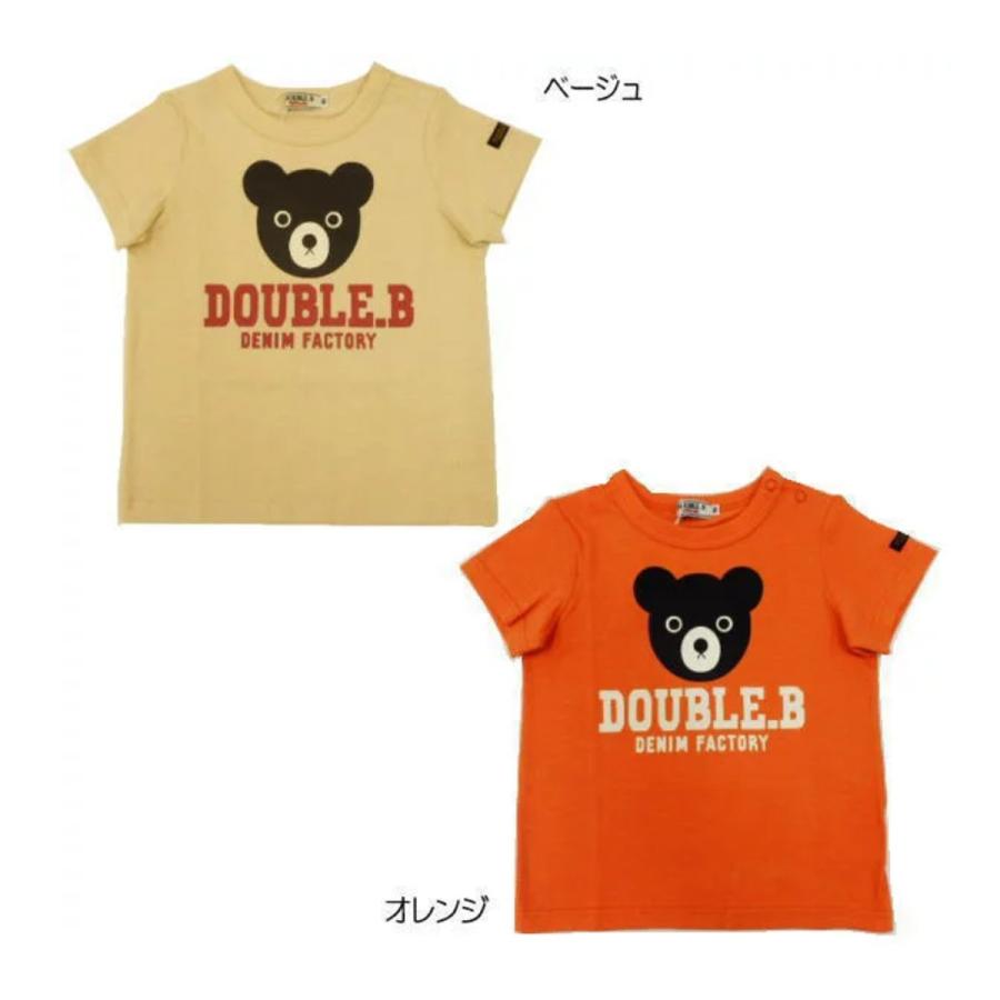 セール30%OFF！ダブルビー Bigプリント 半袖Ｔシャツ(120cm・130cm)ミキハウス正規販売店●メール便OK｜rickytown2｜04