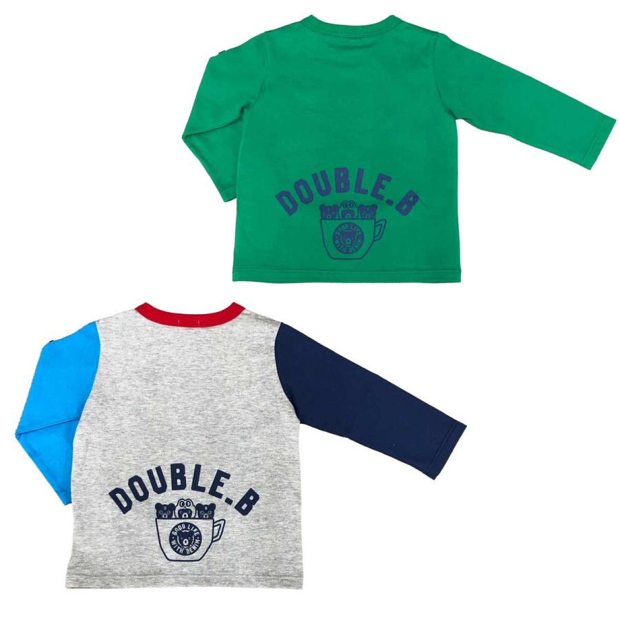 セール30%OFF！ダブルビー アフロBくん 長袖Tシャツ(90-130cm 