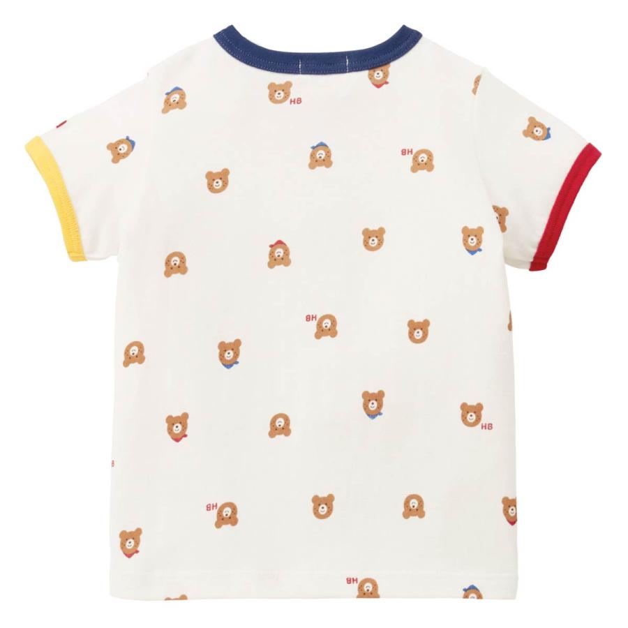 セール30%OFF！ホットビスケッツ ビーンズくん総柄 半袖Tシャツ(70cm 
