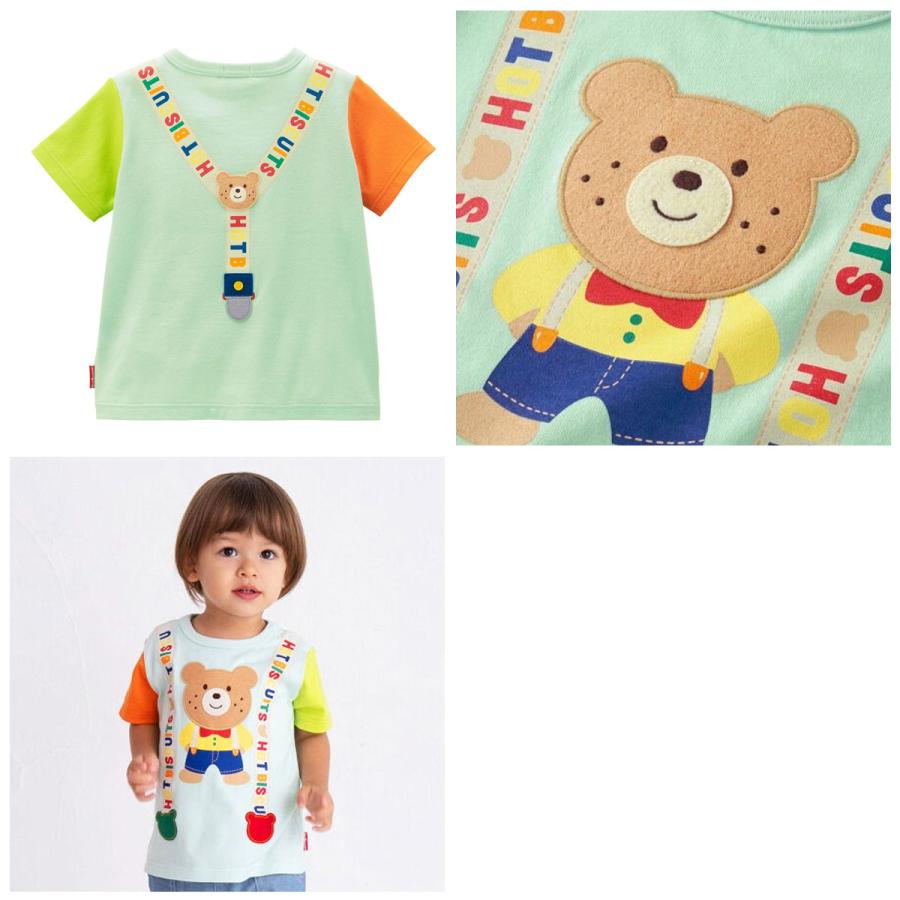 セール50%OFF！ホットビスケッツ サスペンダー だまし絵 半袖Tシャツ