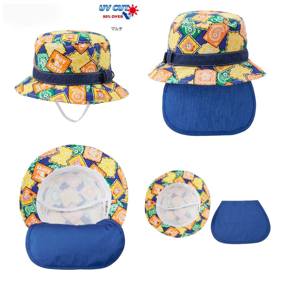 セール50%OFF！ホットビスケッツ バンダナ柄 ハット 帽子〈SS-L（46cm