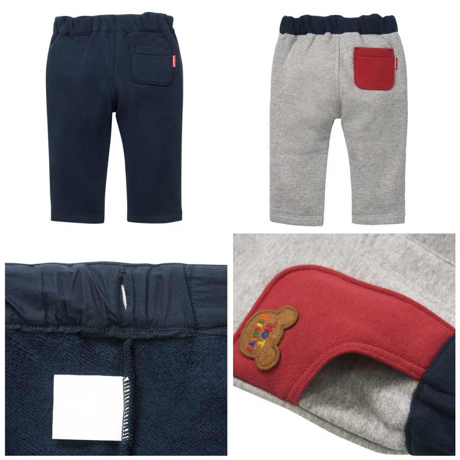 セール30%OFF！ホットビスケッツ シンプル 裏起毛 あったか パンツ(80 