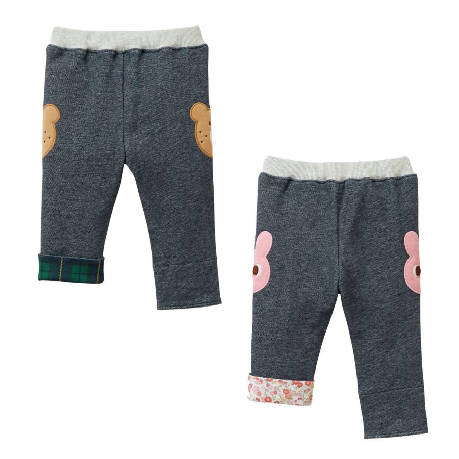セール30%OFF！ホットビスケッツ キャラクターワッペン付き パンツ(90