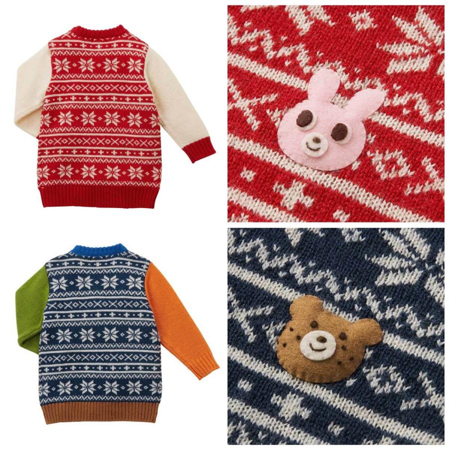 セール30%OFF！ホットビスケッツ ワンポイント ノルディック柄 