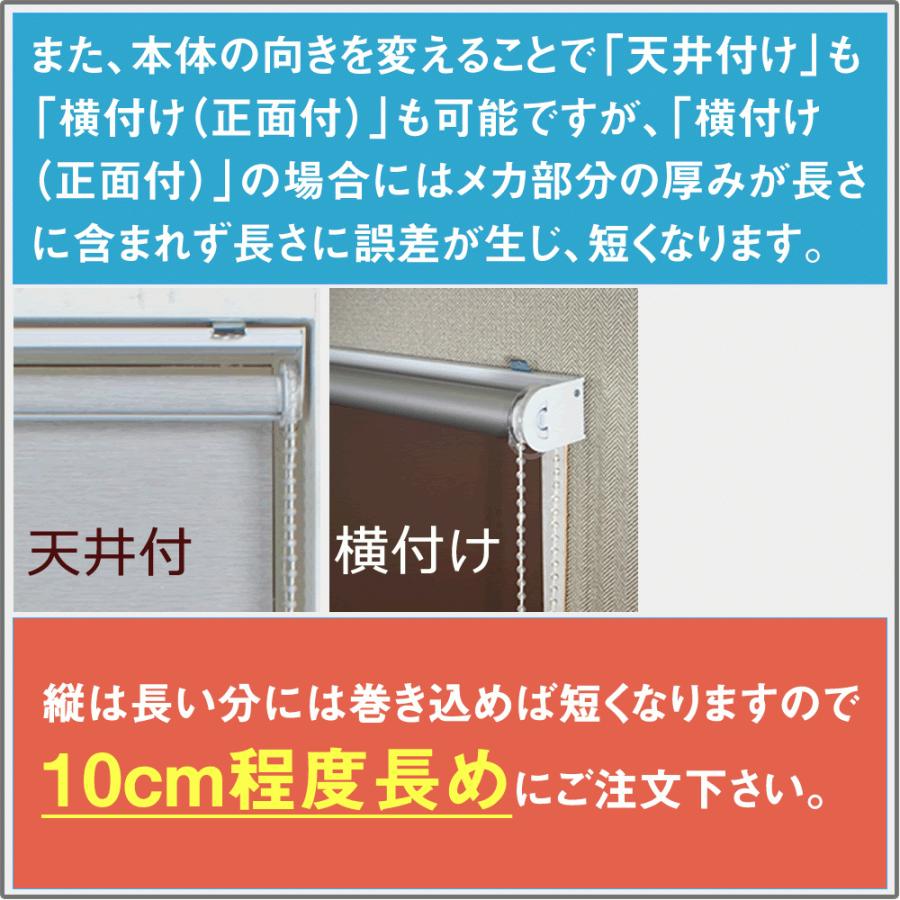ロールスクリーン 厚手 無地 Macon 横幅181-190cm × 高さ251-300cm ロールカーテン_15