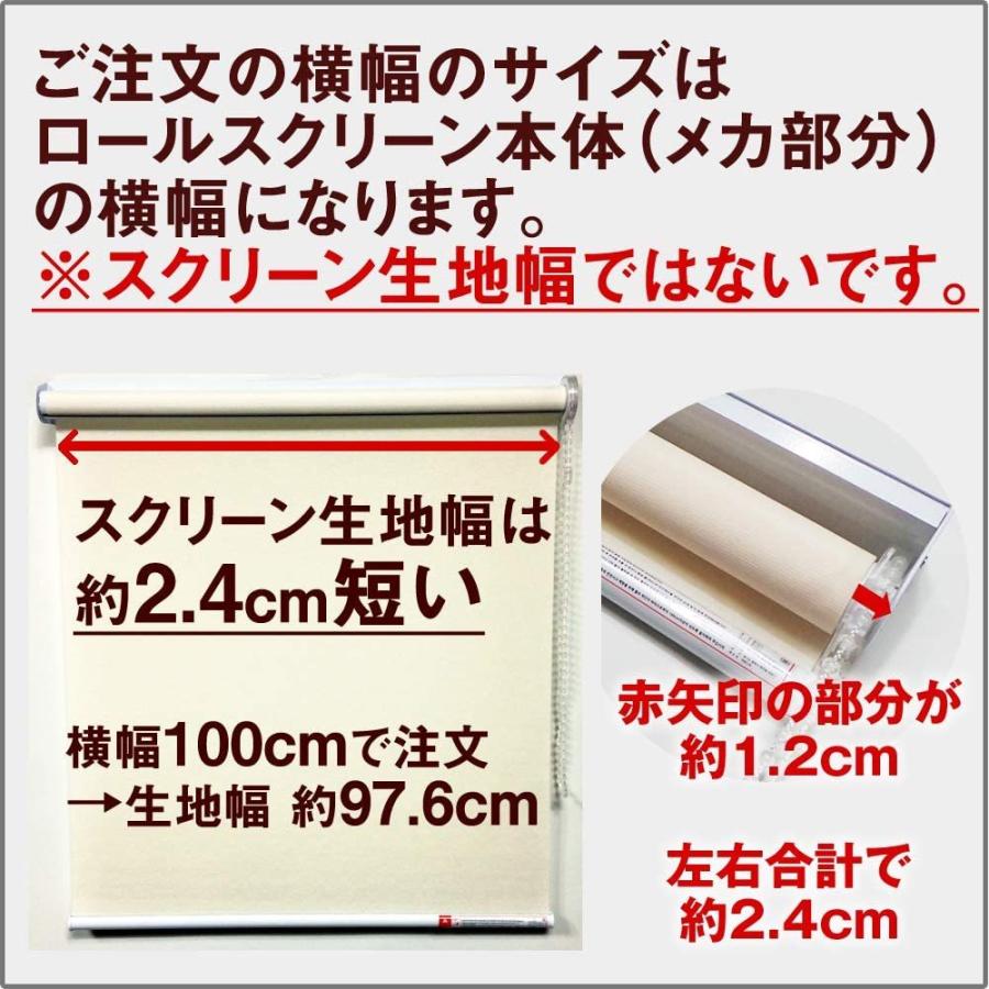 ロールスクリーン 厚手 無地 Macon 横幅191-200cm × 高さ251-300cm ロールカーテン_13