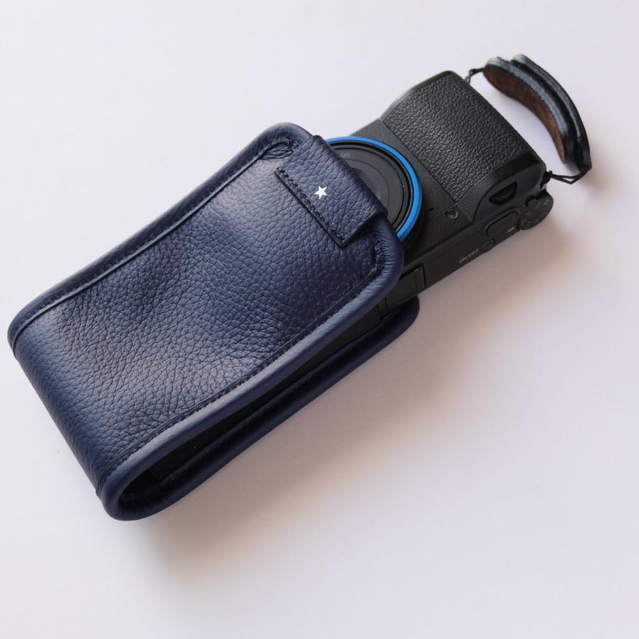 INDUSTRIA(インダストリア) 縦型GRスリーブ ネイビー AS-GRS2n【本革