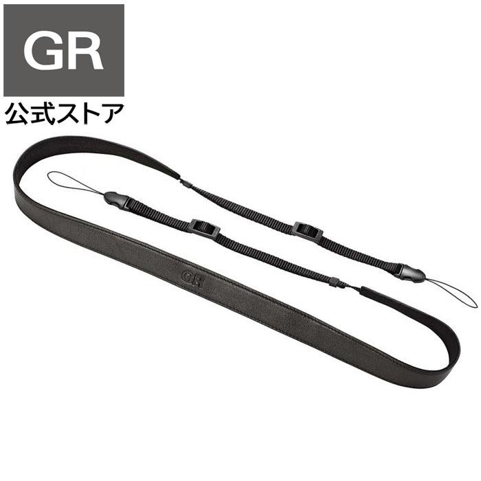 RICOH ネックストラップ GS-3 ブラック　高級感のある本革製 / 対応機種：GR IIIx , GR III , GR II , GR｜ricohgrstore