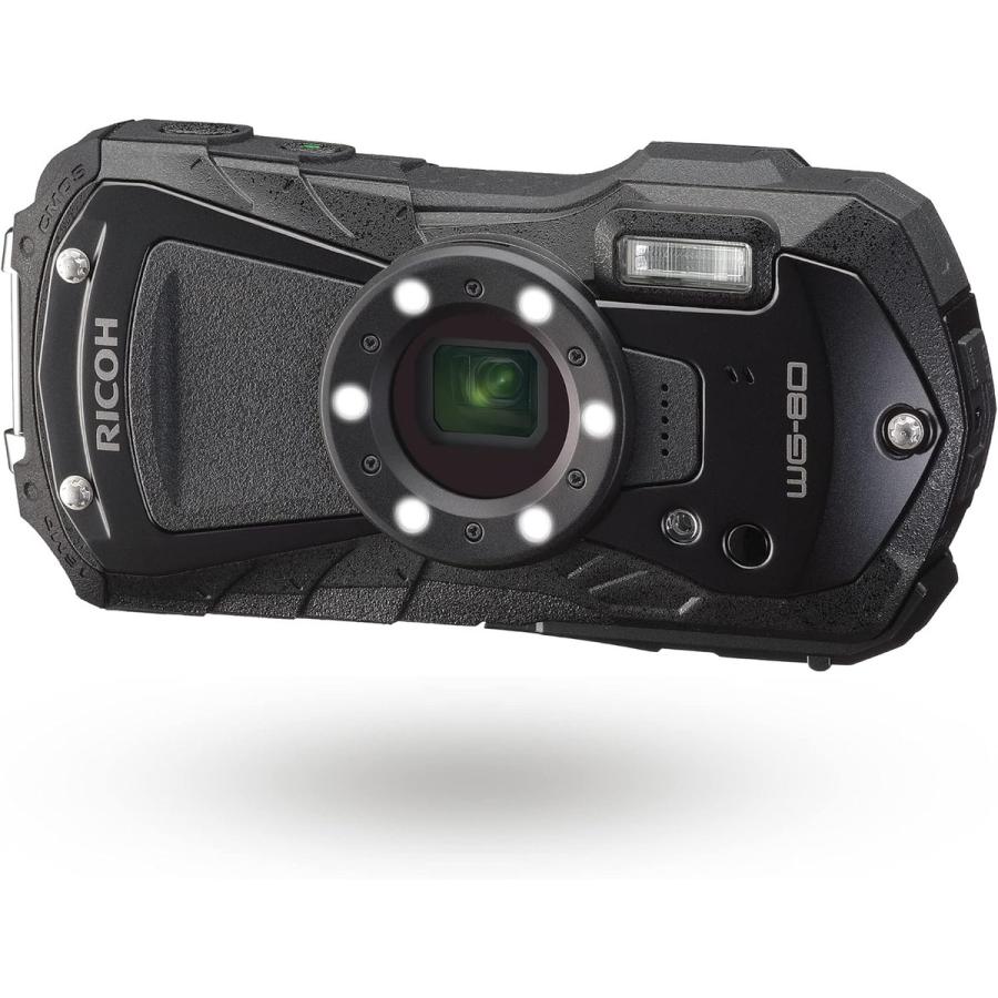RICOH WG WG-80 ブラック（リコー コンパクトデジタルカメラ 防水 防塵