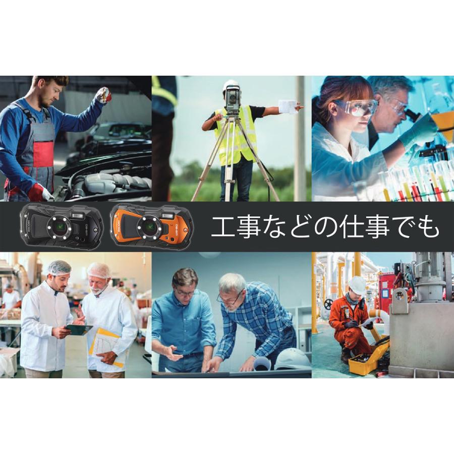 次回6月上旬発送予定 RICOH WG-80 オレンジ（リコー コンパクトデジタルカメラ 防水 防塵 耐衝撃 タフ 現場）【安心のメーカー直販】｜ricohimaging｜05