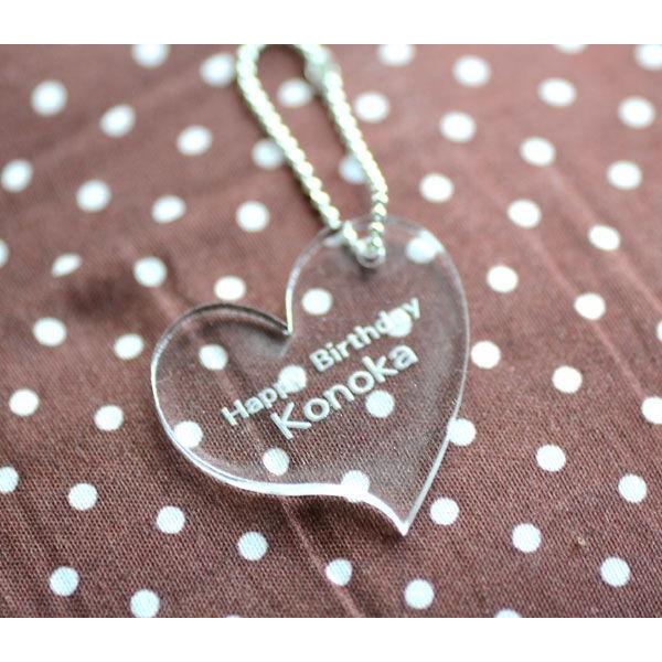 □プリザーブドフラワー ハート陶器 名前入りハートキーホルダー付き