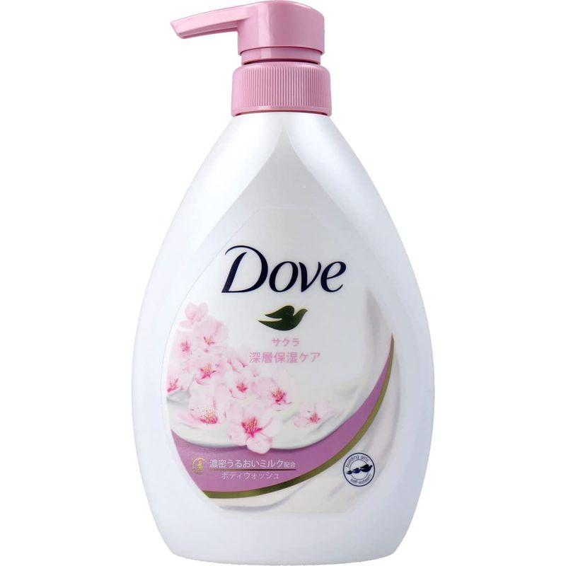 ダヴ（Dove） ボディウォッシュ（ボディソープ） 桜（さくら）サクラ ポンプ 500gx1個｜ricoroco65｜03