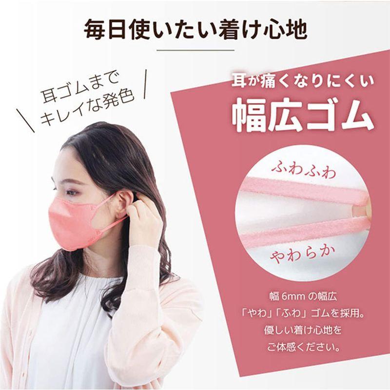 iSDG 医食同源ドットコム 立体型スパンレース不織布カラーマスク SPUN MASK (スパンマスク) 個包装 30枚入り ラベンダー｜ricoroco65｜07