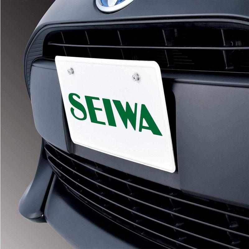 セイワ(SEIWA) 車外用品 ナンバープレートステー オフセットナンバーステー ブラック K421 アルミ素材 角度調節｜ricoroco65｜02